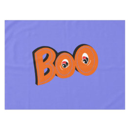 Hey Boo heb ik je bang gemaakt voor typografie tek Tafelkleed