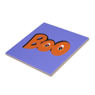 Hey Boo heb ik je bang gemaakt voor typografie tek Tegeltje