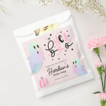 Hey Boo iriserende Ghost Pink Halloween Party