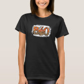 Hey Boo Leopard Pumpkin Boo Crew Spooky Halloween T-shirt (Voorkant)