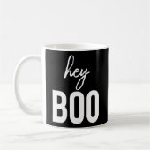 Hey Boo Love Ghost Pun Boo Halloween Koffiemok (Links)