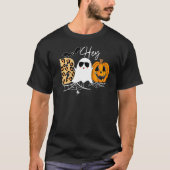 Hey Boo Pumpkin Boo Crew Halloween Boo Halloween C T-shirt (Voorkant)
