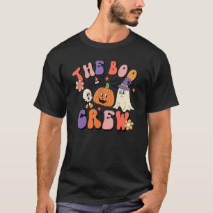 Hey Boo Pumpkin Boo Crew Halloween Boo Halloween C T-shirt