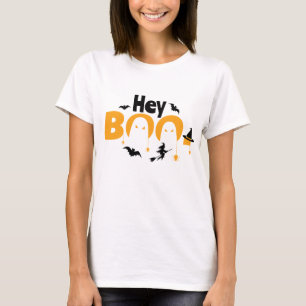 Hey Boo sinaasappel Grappig T-shirt