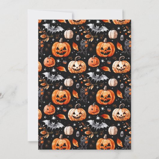 Hey Boo Spooktacular Halloween 1e Verjaardagsfeest Kaart (Achterkant)