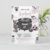 Hey Boo Sweet 16 Halloween Party, Any Event Kaart (Staand voorkant)