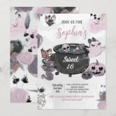 Hey Boo Sweet 16 Halloween Party, Any Event Kaart (Voorkant / Achterkant)
