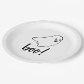 Hey Boo Verjaardag Papieren Bordje (Gekanteld)