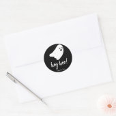 Hey Boo Verjaardag Ronde Sticker (Envelop)