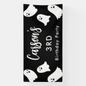 Hey Boo Verjaardag Spandoek (Verticaal)