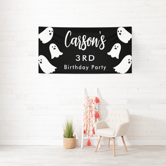 Hey Boo Verjaardag Spandoek (Insitu)