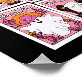 Hey Boo Wicked Boo Howdy Boo Peek A Boo Halloween Poster (Hoek)