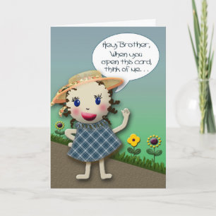 Hey Brother - Verjaardag Kaart