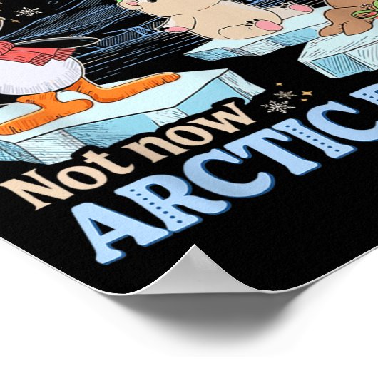 Hey Buddy W Ck Some Snowberries Not Now Arctic Puf Poster (Hoek)