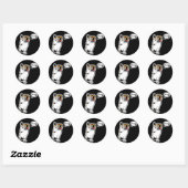 Hey Bulldog Ronde Sticker (Vel)