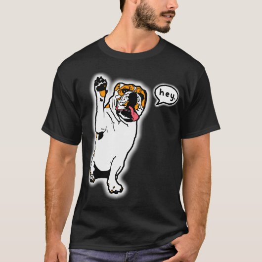 Hey Bulldog T-shirt (Voorkant)