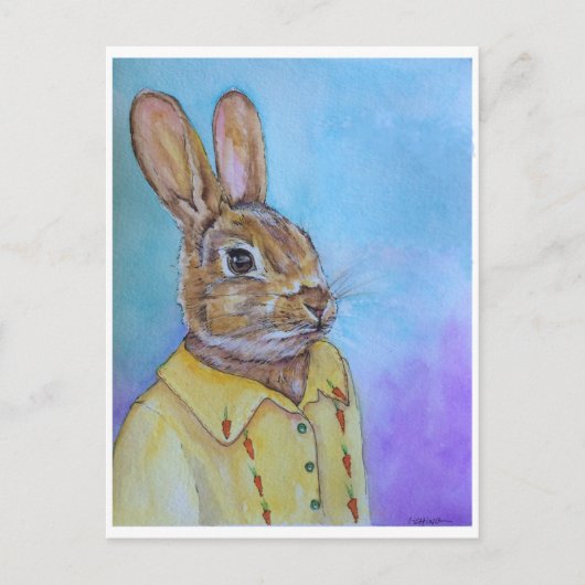 HEY BUNNY BRIEFKAART (Voorkant)
