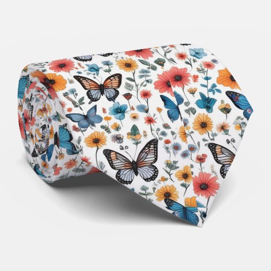 Hey Butterfly Stropdas (Opgerold)