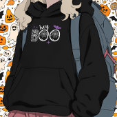 Hey & Bye Boo Halloween Bat en Web Hoodie