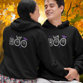 Hey & Bye Boo Halloween Bat en Web Hoodie