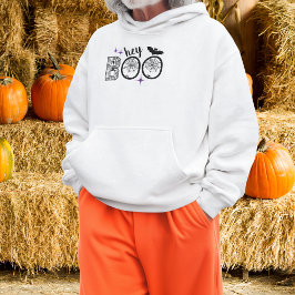 Hey & Bye Boo Halloween Bat en Web Hoodie