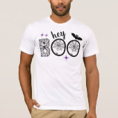 Hey & Bye Boo Halloween Bat en Web T-shirt (Voorkant)