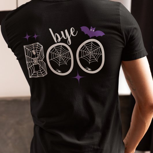 Hey & Bye Boo Halloween Bat en Web T-shirt