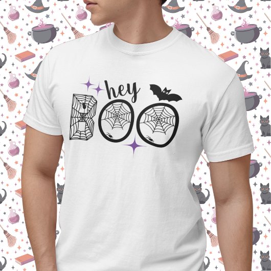 Hey & Bye Boo Halloween Bat en Web T-shirt