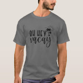 Hey Cacay Palm Tree Summer Family Vacation 2022 T-shirt (Voorkant)