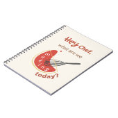 Hey Chef – Recipe Journal for Everyday Cooking Notitieboek (Linkerzijde)