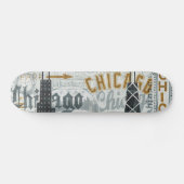 Hey Chicago Skateboard (Horizontaal)