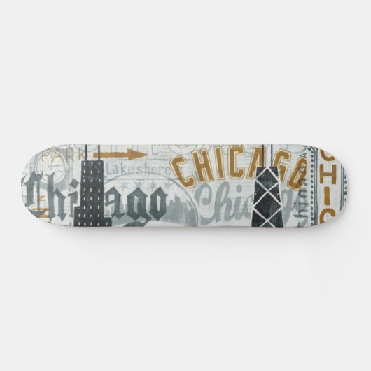 Hey Chicago  Skateboard (Horizontaal)