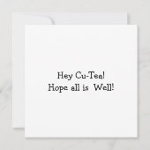 Hey Cu-Tea Funny Boba Pun | Kleurplaat voor volwas (Achterkant)