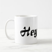 Hey Cutie Black Lettering Koffiemok (Links)