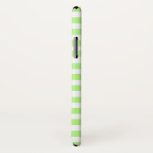 HEY CUTIE Citaat op Striped iPhone X Hoesje (Achterkant / rechts)