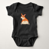 Hey Cutie Comic Corgi Fun Romper (Voorkant)