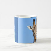 Hey daar grappige foto van de Giraffe met tekst Koffiemok (Center)