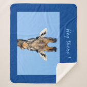 Hey daar grappige foto van de Giraffe met tekst Sherpa Deken (Voorkant)