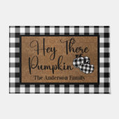 Hey Daar Pumpkin Custom Family Autumn Deurmat (Voorkant)