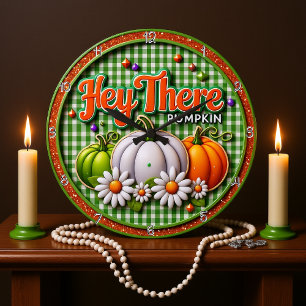 Hey Daar Pumpkin Grote Klok