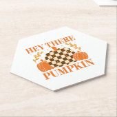 Hey Daar Pumpkin Kartonnen Onderzetters (Schuin)