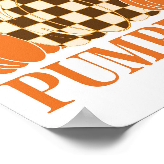 Hey Daar Pumpkin Poster (Hoek)