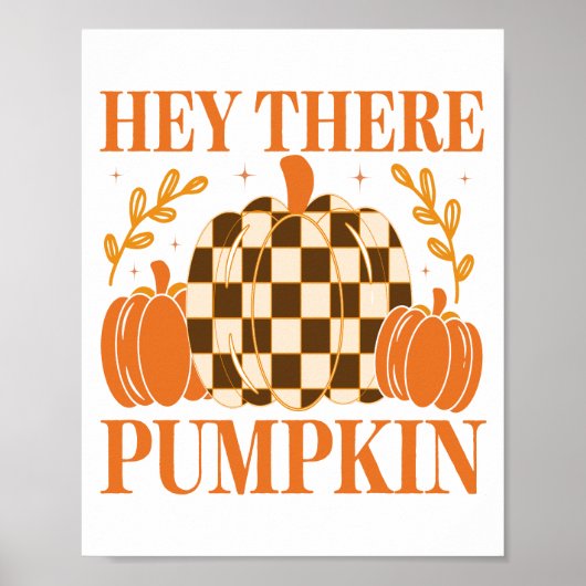 Hey Daar Pumpkin Poster (Voorkant)