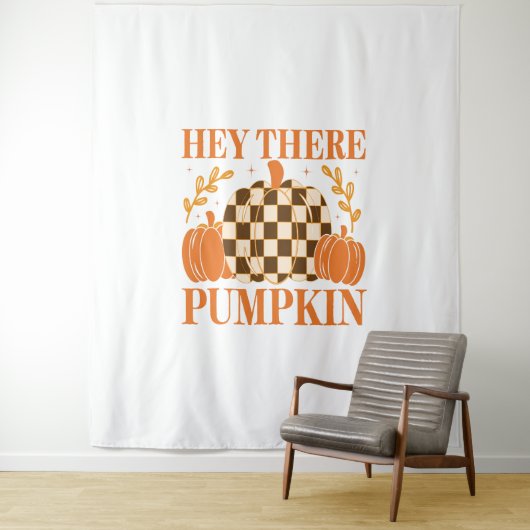 Hey Daar Pumpkin Wandkleed (In situ)