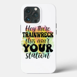 Hey Daar Train Wreck iPhone 13 Pro Hoesje