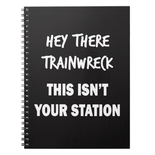 Hey Daar Trainwreck Notitieboek (Voorkant)