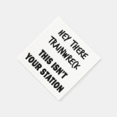 Hey Daar Trainwreck Servet (Hoek)