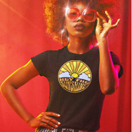 Hey de Sunshine Groovy Sunrise T-shirt