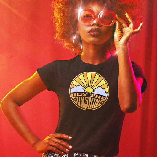 Hey de Sunshine Groovy Sunrise T-shirt