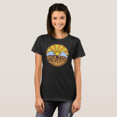 Hey de Sunshine Groovy Sunrise T-shirt (Voorkant volledig)